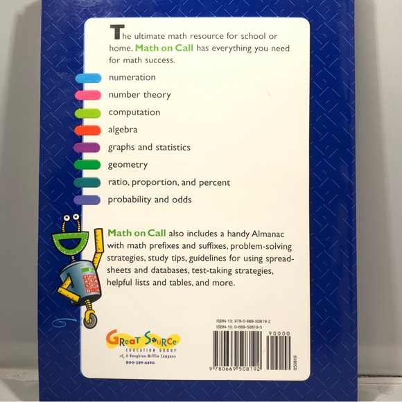 Book - MATH ON CALL - A Mathematics Handbook - Picture 2 of 9